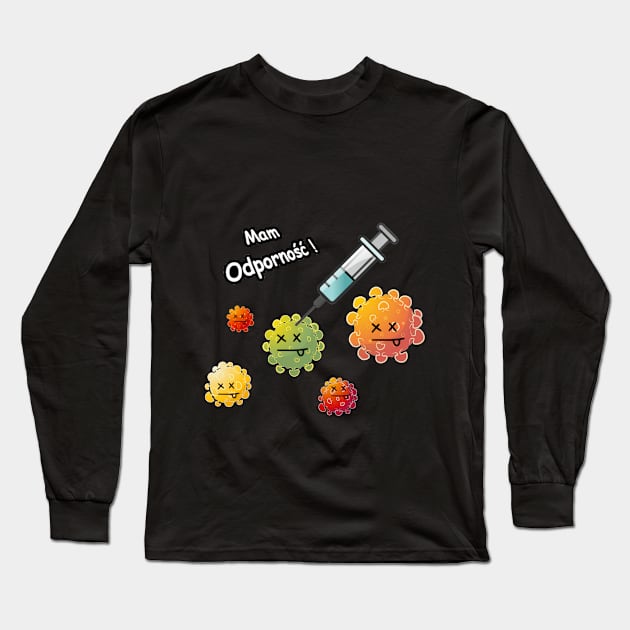 Mam Odporność Long Sleeve T-Shirt by InspirationPL